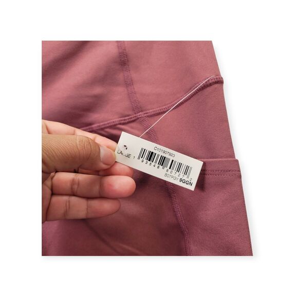 CORE 10 Women High-Waist Side-Pocket Yoga Comfort Legging Pink Size Large - Picture 4 of 12